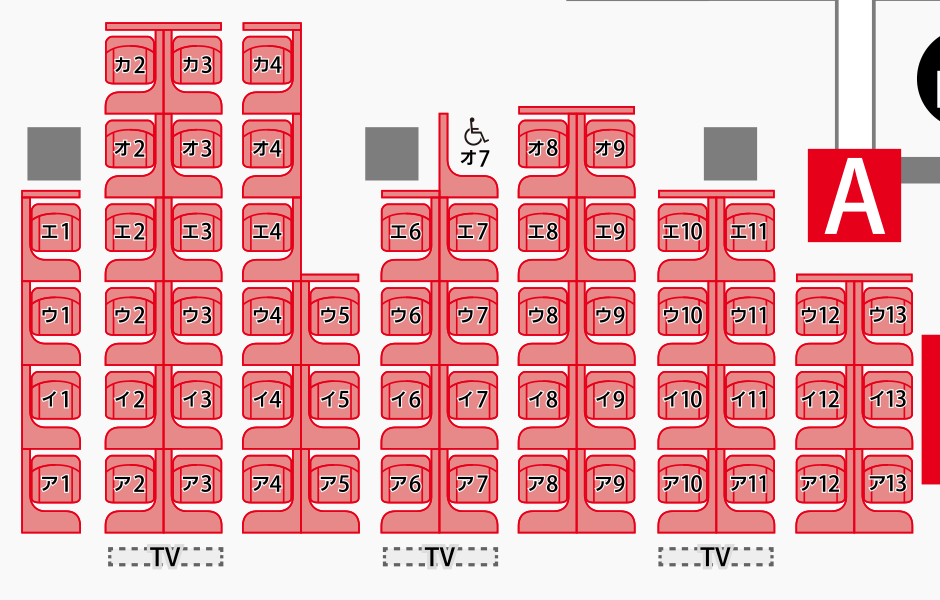 Aブロック拡大図