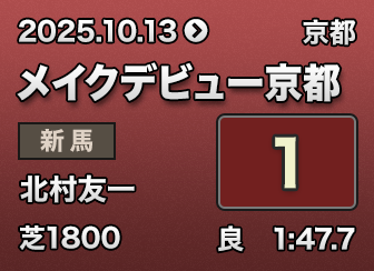 ���C�N�f�r���[���s 1��