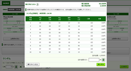 �w�����e�̈ꗗ�\�����