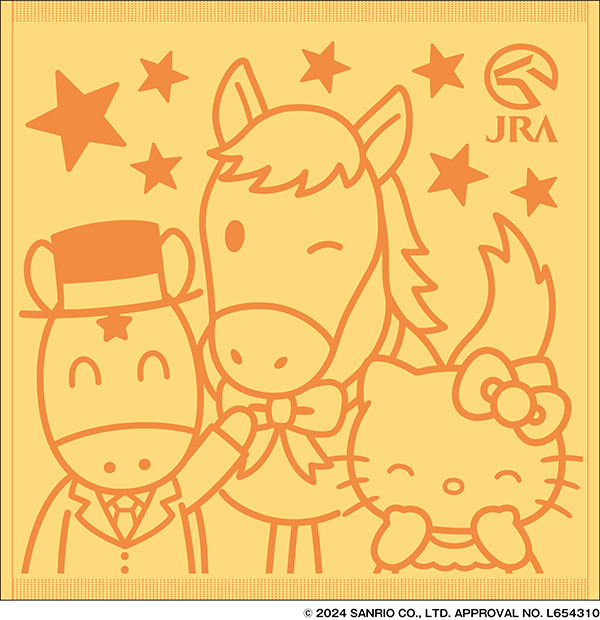 ターフィー&ハローキティハンドタオル