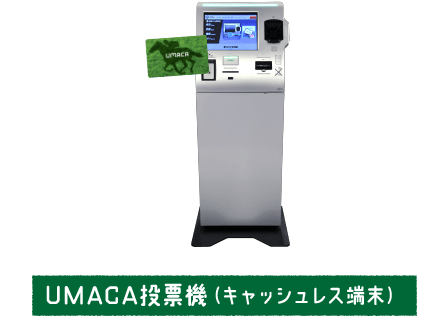 UMACA投票機（キャッシュレス端末）