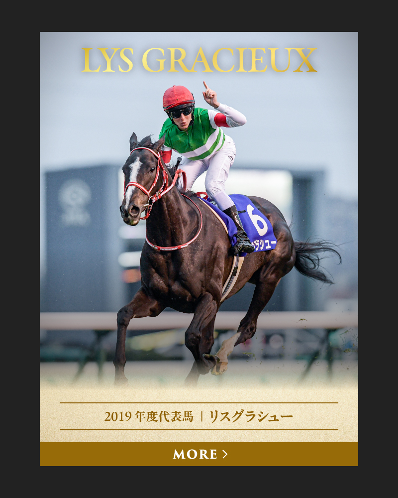 2019 年度代表馬  ｜  リスグラシュー